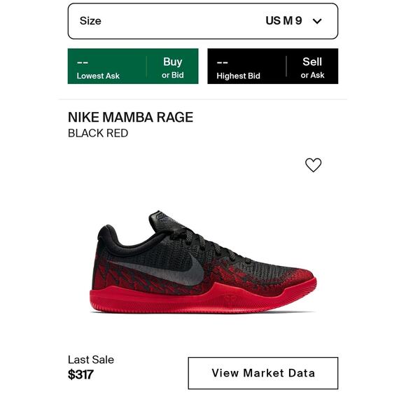 Size 9 - Nike Mamba Rage - AJ7281-006 - RETAIL $320 main image 12